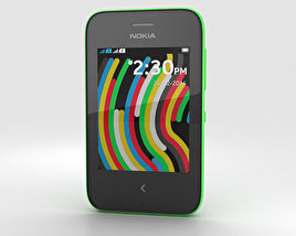 Nokia Asha 230 Bright Green Modelo 3D