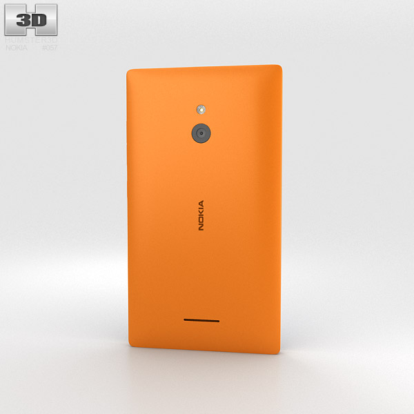 Nokia XL Orange 3d model