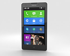 Nokia XL 白い 3Dモデル