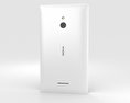 Nokia XL 白い 3Dモデル