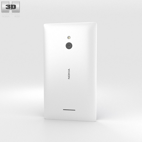 Nokia XL White 3d model