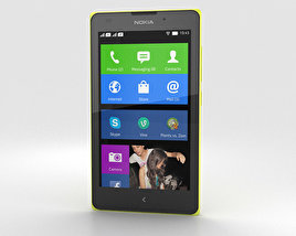Nokia XL Jaune Modèle 3D