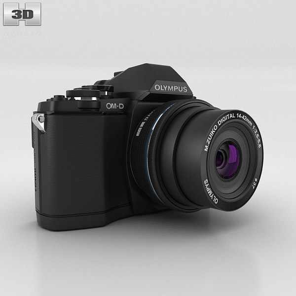 Olympus OM-D E-M10 Black 3D model
