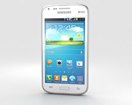 Samsung Galaxy Core Chic 白色的 3D模型