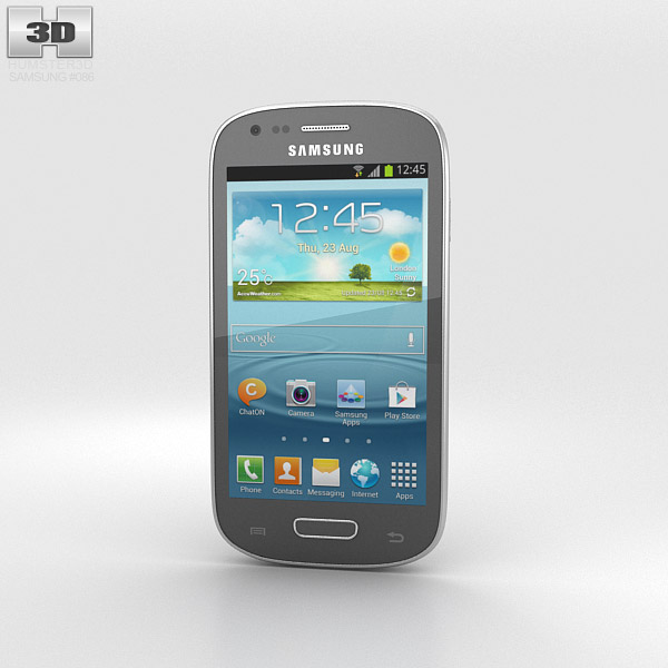 Samsung Galaxy S III Mini Titan Gray Modelo 3d