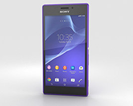 Sony Xperia M2 Purple 3D model