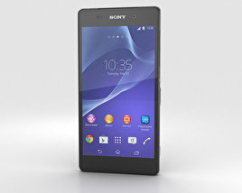 Sony Xperia Z2 Black 3D model