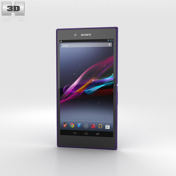 Sony Xperia Z Ultra Purple Modèle 3D
