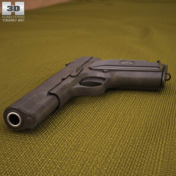 TT手槍 3D模型