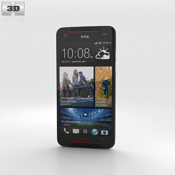 HTC Butterfly S White 3d model