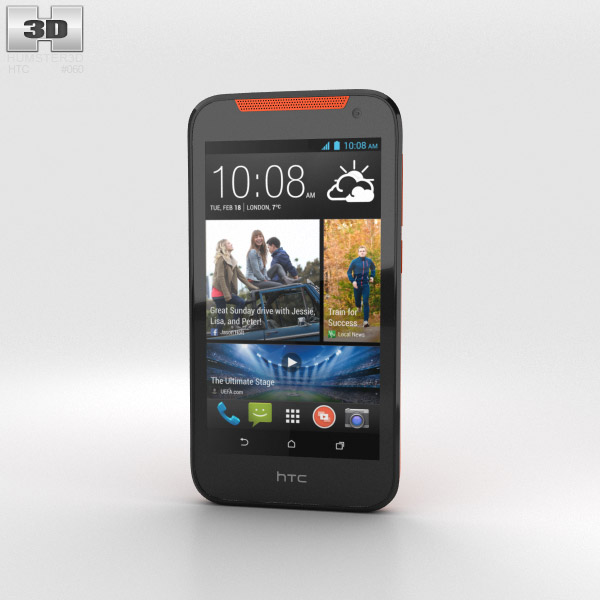 HTC Desire 310 Orange Modèle 3D
