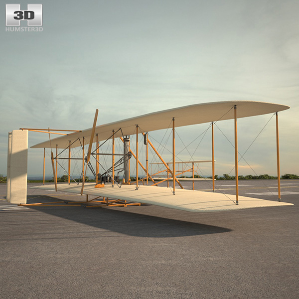 Wright Flyer Modèle 3D