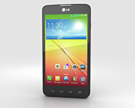 LG L70 Dual Black 3D model