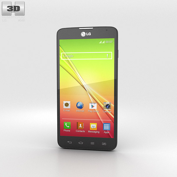 LG L90 Dual Black 3D model