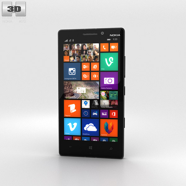 Nokia Lumia 930 Black 3D model