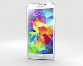 Samsung Galaxy S5 G9009D Bianco Modello 3D