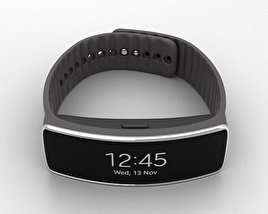 Samsung Gear Fit Mocha Grey Modelo 3D