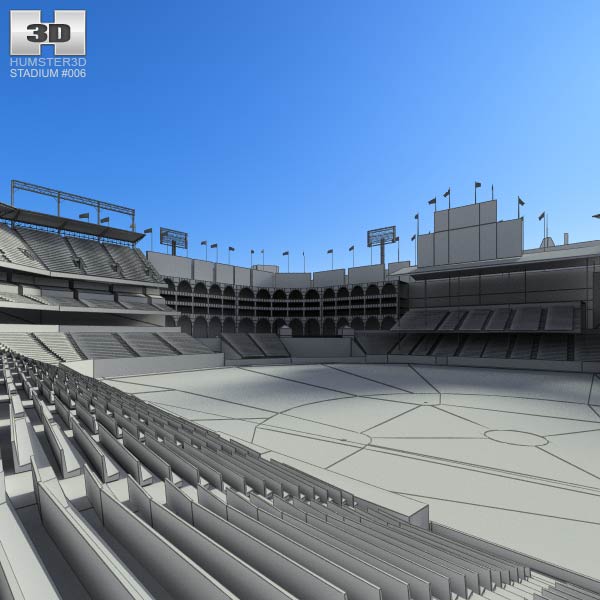 Rangers Ballpark Baseball stadium 3D model - Architecture on Hum3D