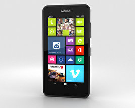 Nokia Lumia 630 Black 3D 모델 