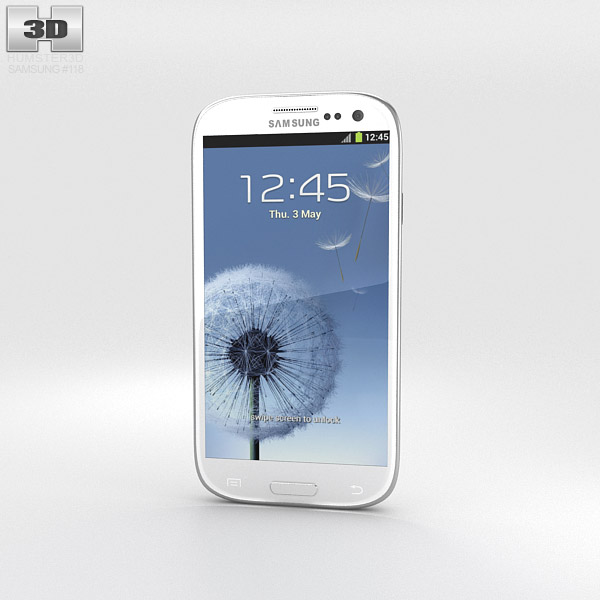 Samsung Galaxy S3 Neo Marble White 3d model