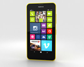 Nokia Lumia 630 Bright Yellow 3D模型