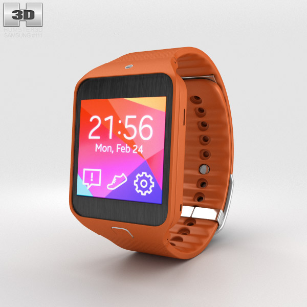 Samsung Gear 2 Neo Orange Modelo 3D