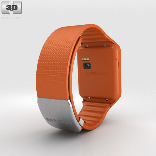 Samsung Gear 2 Neo Orange 3d model