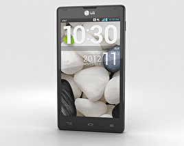 LG Optimus G E970 黑色的 3D模型