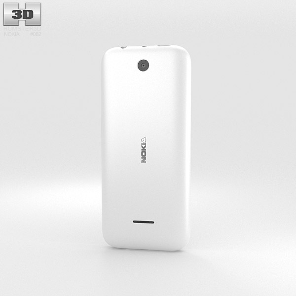 Nokia 225 White 3d model