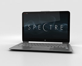 HP Spectre 13.3 inch Ultrabook Silver 3Dモデル