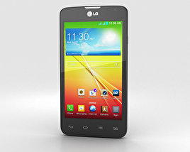 LG L65 Dual Negro Modelo 3D