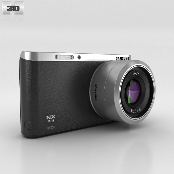 Samsung NX Mini Smart Camera Black 3D 모델 