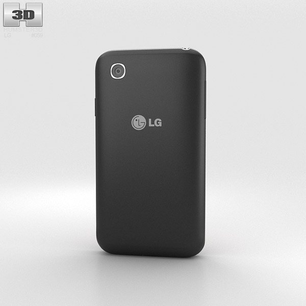 LG L40 Dual Black 3d model