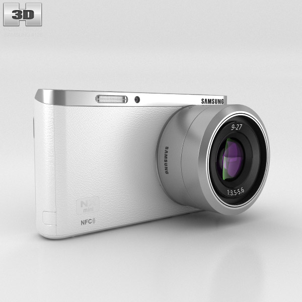 Samsung NX Mini Smart Camera White 3D 모델 