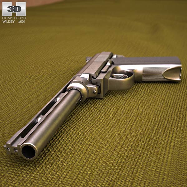 Wildey .475 Magnum 3d model