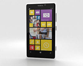 Nokia Lumia 1020 Bianco Modello 3D
