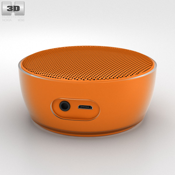 Nokia Portable Wireless Speaker MD-12 Orange 3d model