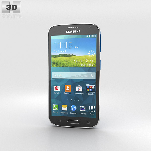 Samsung Galaxy K Zoom Blue 3D 모델 