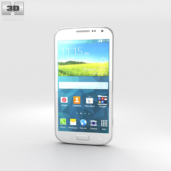 Samsung Galaxy K Zoom Weiß 3D-Modell