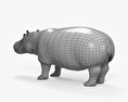 Hippopotamus HD 3d model