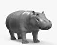 Hippopotamus HD 3d model