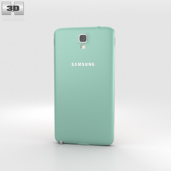 Samsung Galaxy Note 3 Neo Mint Green 3d model