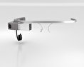 Google Glass with Mono Earbud Charcoal 3d model