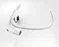 Google Glass with Mono Earbud Cotton 3d model