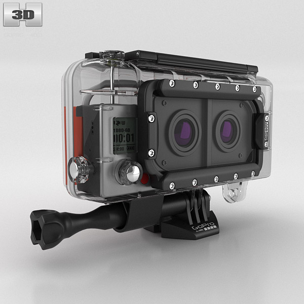 Gopro Dual Hero System Hero3 3d Model Electronics On Hum3d