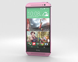 HTC One (M8) Pink 3D 모델 