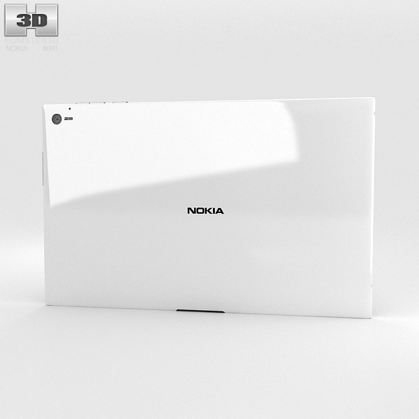Nokia Lumia 2520 White 3d model
