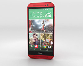 HTC One (M8) Glamor Red Modelo 3d