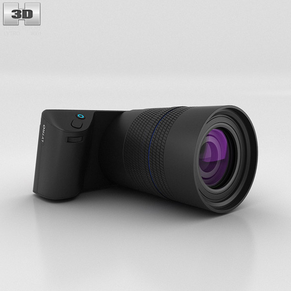 Lytro Illum 黑色的 3D模型