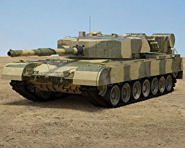 Arjun Tank Mk I 3D модель